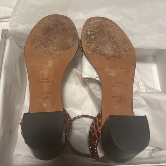 Givenchy Elegant Sandal 60 in Brown Croc - Picture 5 of 5